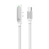 KABEL USB TYP-C - USB TYP-C WTYCZKA L kątowy 90 stopni 60W biały 120CM FONENG
